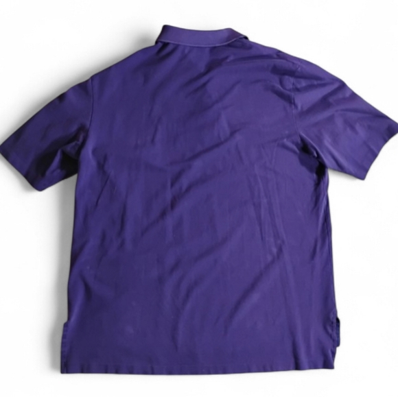 Polo by Ralph Lauren Deep Purple Men's Polo Shirt Sz L - Picture 3 of 5